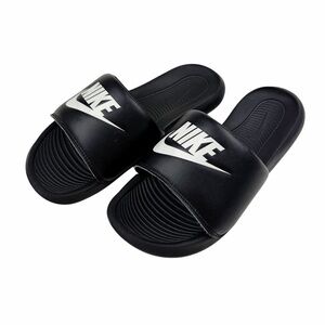 Nike Victori One Slide Sandals Black & White Women's Size 8